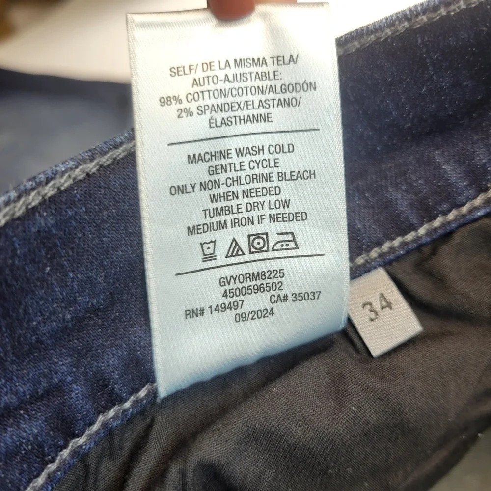 Joe's Jeans The Brixton Mens 34x34 Blue Ormond Straight Narrow Stretch Denim